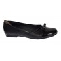 Balerini dama negri, eleganti - casual din piele naturala - Made in Romania FLONLAC
